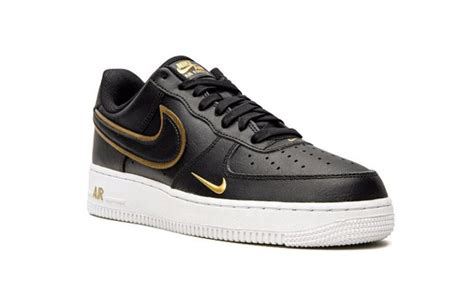 nike air force 1 zwart met goud|air force 1 schoenen.